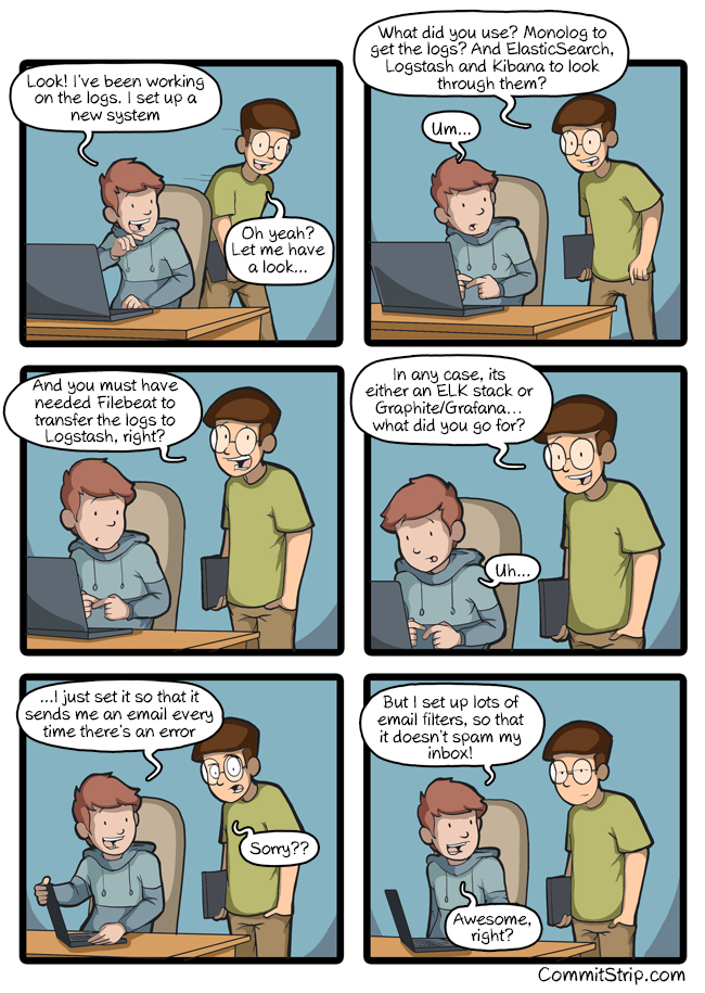 you can't write code without knowing how to log