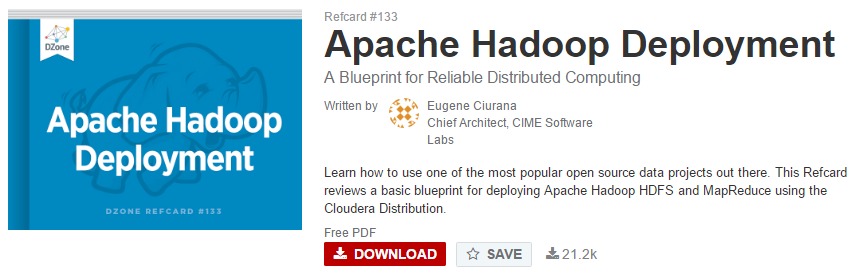 dzone_refcard_hadoop_deployment