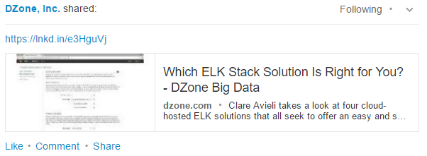 dzone_which_elk_solution