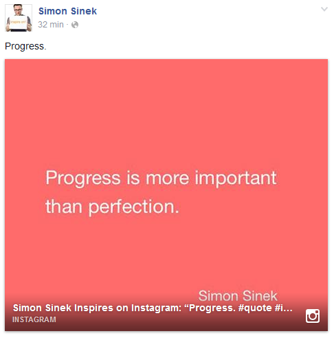 simon sinek progress